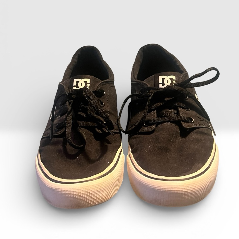 DC Trase TX Black Canvas Skate Shoes | Y2K Streetwear Retro Grunge Men's Size 7